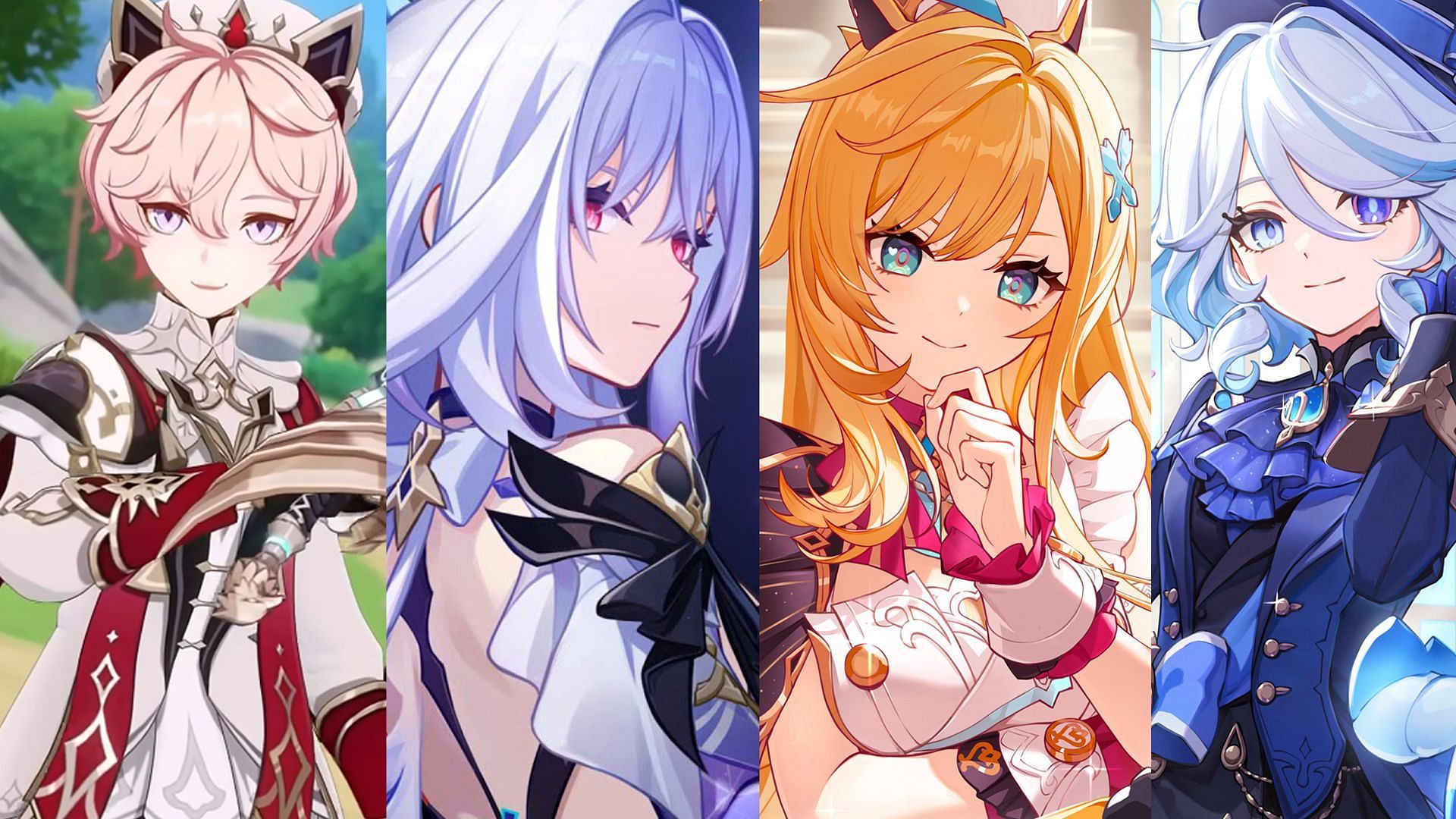 Dahlia, Skirk, Escoffier, Furina (Image via HoYoverse)